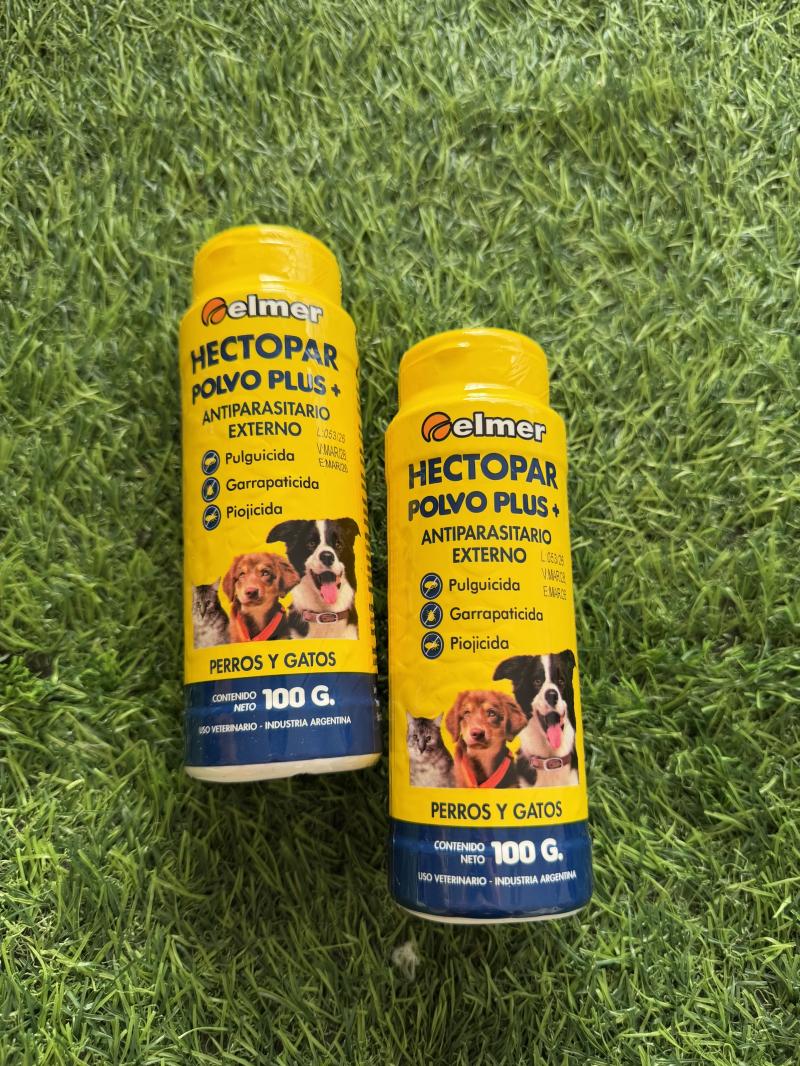 Talco anti pulgas piojos y garrapatas 